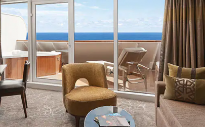 Suite z dużym balkonem Aft-Facing Penthouse - SD